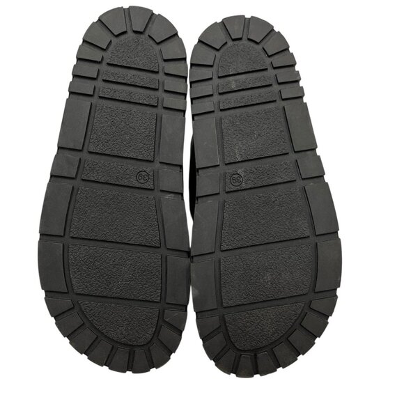 Christian Di Riccio Sandal Womens 8 Black Leather Adjustable Double Buckle Slide - Picture 7 of 8